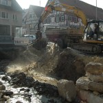 Neidlingen Renaturierung Seebach im Bereich der Kugelmühle - Beutke und Fränzel Gewässerbau